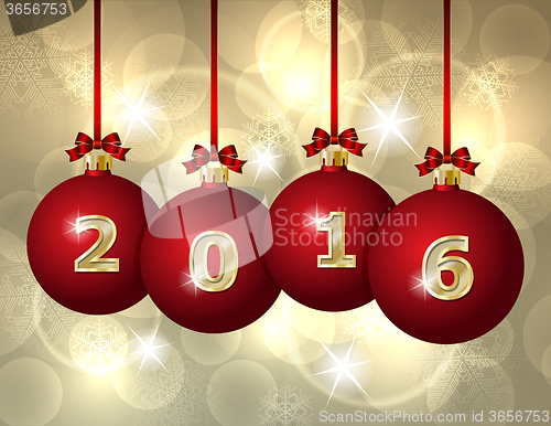 Image of Glass Christmas Balls 2016