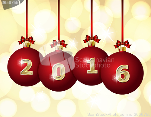 Image of Glass Christmas Balls 2016
