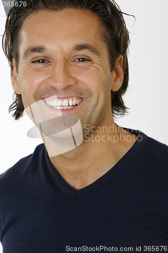 Image of Young man smiling