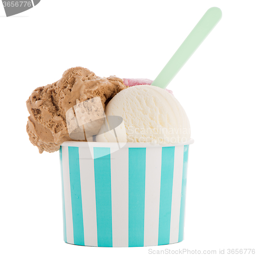 Image of Ice cream scoop in paper cup