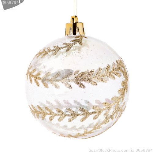 Image of Christmas ball isolated