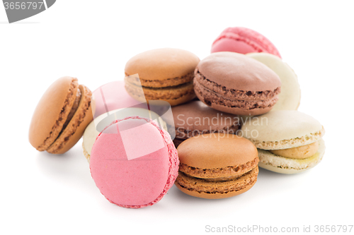 Image of Colorful French Macarons