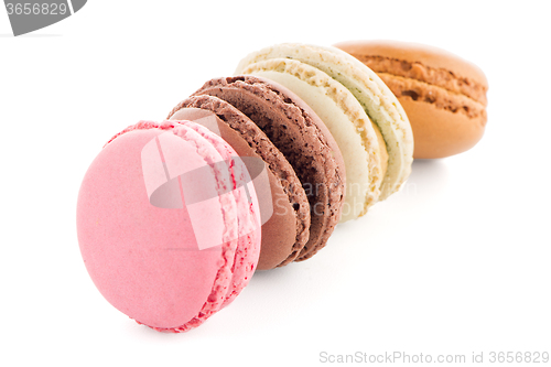 Image of Colorful French Macarons