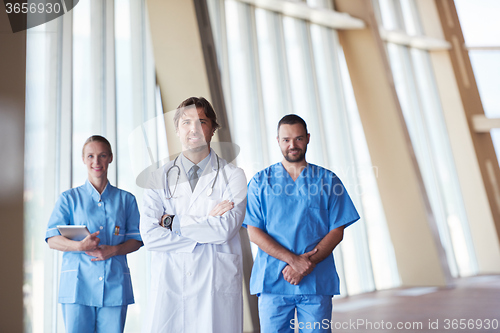 Image of group of medical staff at hospital