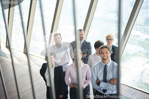 Image of diverse business people group