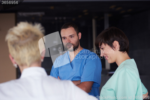 Image of group of medical staff at hospital