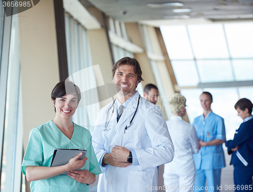 Image of group of medical staff at hospital