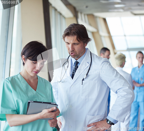 Image of group of medical staff at hospital