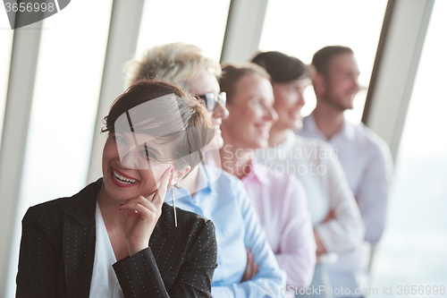 Image of diverse business people group
