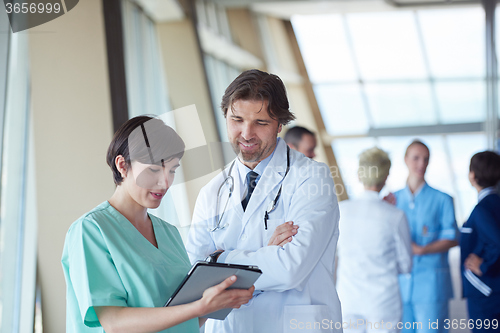 Image of group of medical staff at hospital