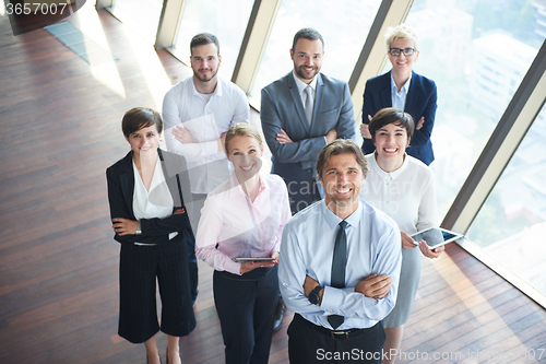 Image of diverse business people group