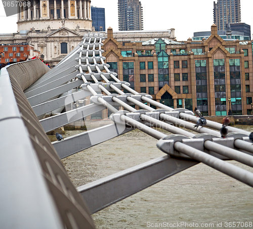 Image of st paul cathedral in london england old construction and religio