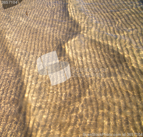 Image of thailand kho tao bay abstract of a  wet sand   sea