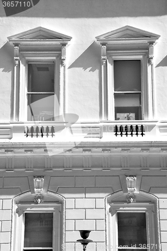 Image of old architecture in england london europe wall and history