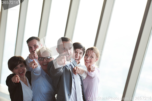 Image of diverse business people group