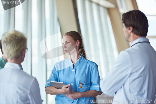 Image of group of medical staff at hospital