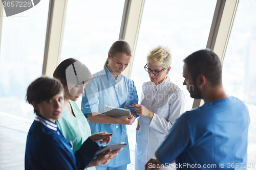 Image of group of medical staff at hospital