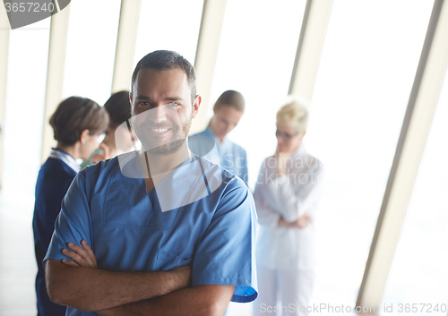Image of group of medical staff at hospital