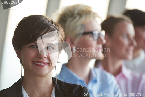 Image of diverse business people group