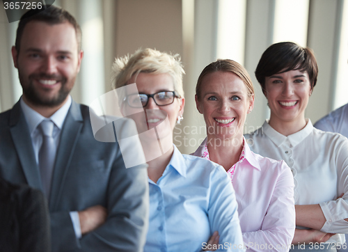 Image of diverse business people group