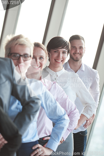 Image of diverse business people group