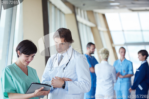 Image of group of medical staff at hospital