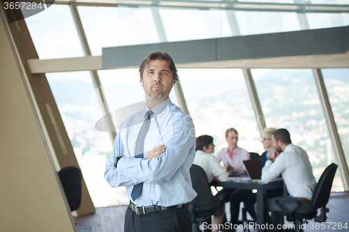 Image of portrait of handosme business man