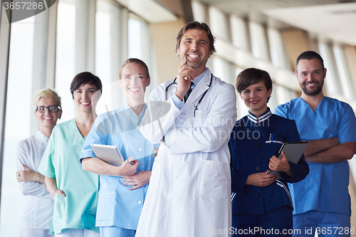Image of group of medical staff at hospital