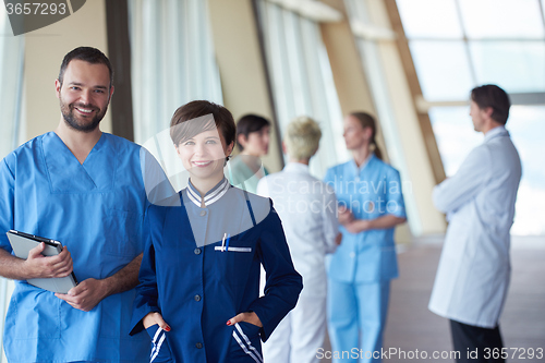 Image of group of medical staff at hospital