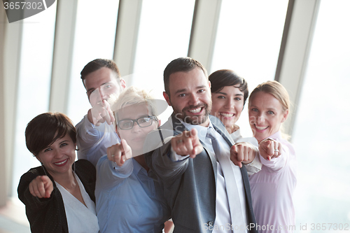 Image of diverse business people group