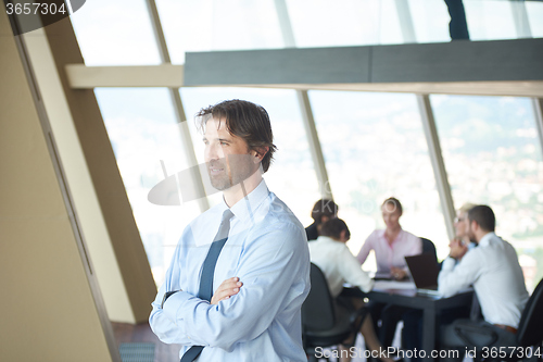 Image of portrait of handosme business man