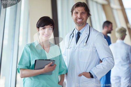 Image of group of medical staff at hospital