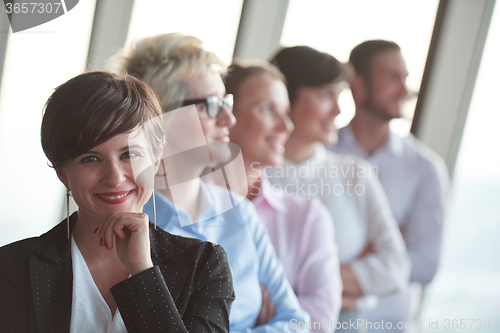 Image of diverse business people group
