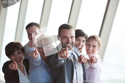 Image of diverse business people group