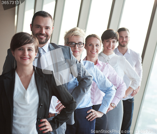 Image of diverse business people group