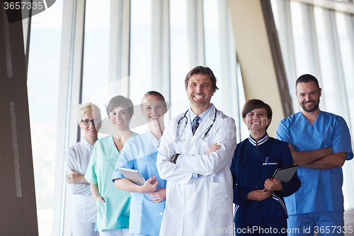 Image of group of medical staff at hospital