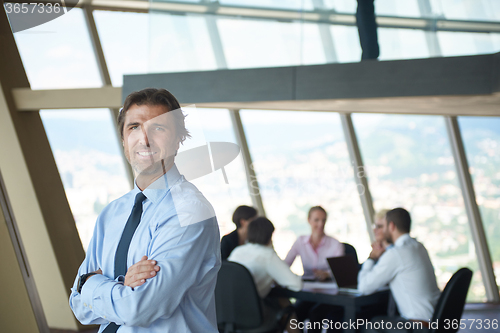 Image of portrait of handosme business man