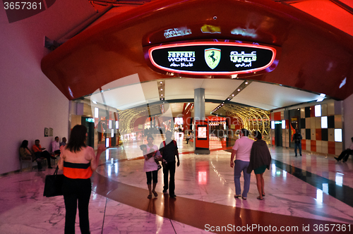 Image of Ferrari World in Abu Dhabi UAE