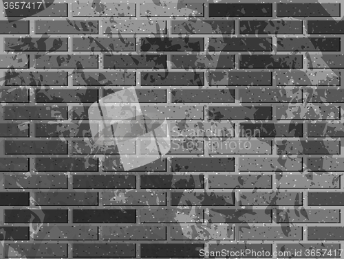 Image of Grey brick wall