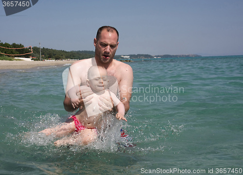 Image of First swimming lessons