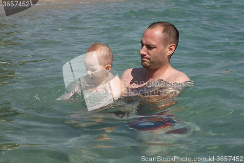 Image of First swimming lessons