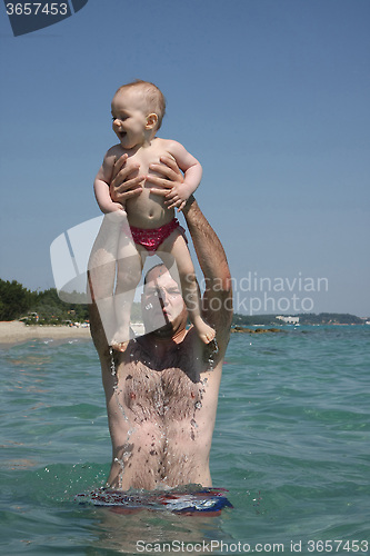 Image of Fun in sea water