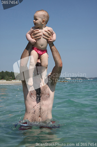 Image of Fun in sea water