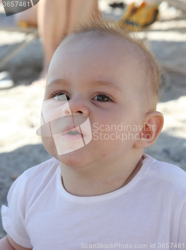 Image of Portrait of baby girl