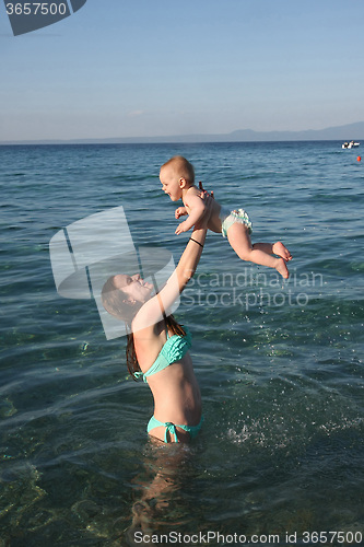 Image of Fun in the sea water