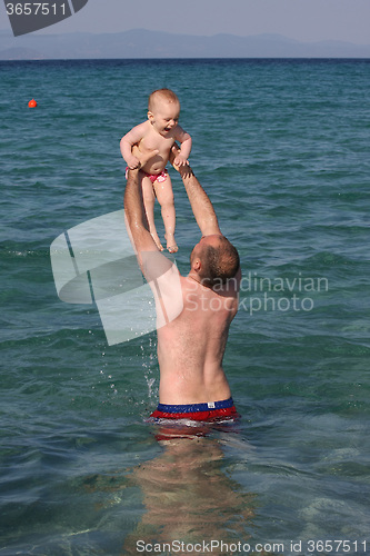 Image of Fun in sea water