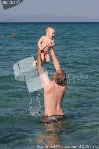 Image of Fun in sea water