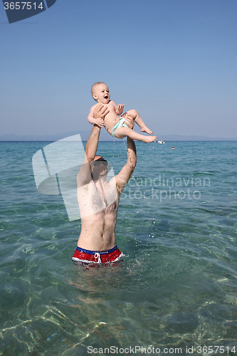 Image of Fun in sea water