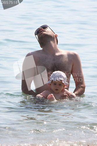 Image of First swimming lessons