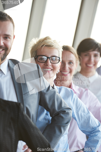 Image of diverse business people group
